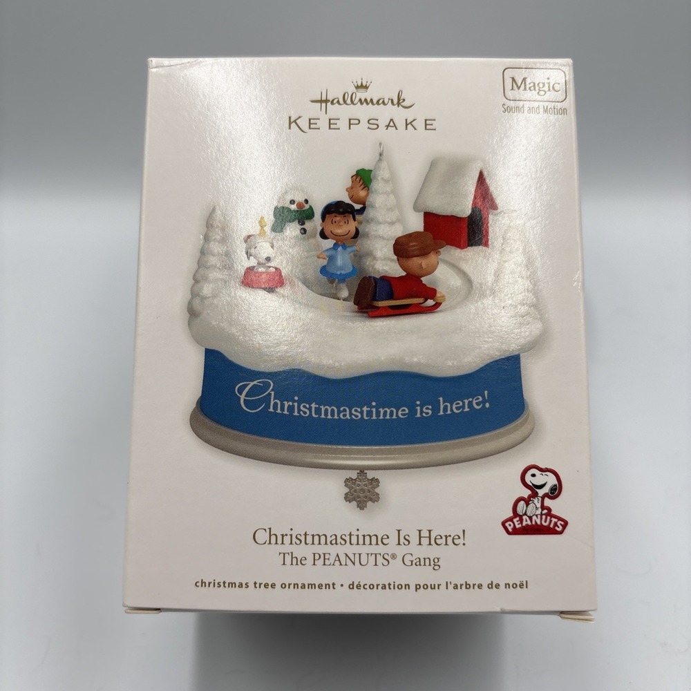 Hallmark‎ Keepsake "Christmastime is Here" The Peanuts Gang Ornament 2011 NIB